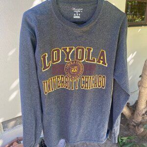 Champion Loyola University of Chicago long sleeve shirt Size Medium